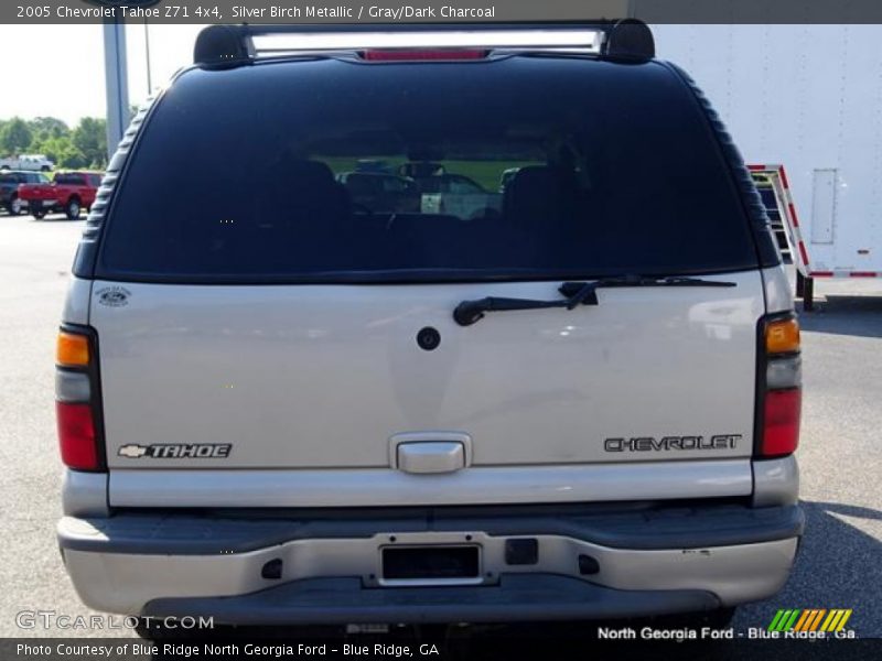 Silver Birch Metallic / Gray/Dark Charcoal 2005 Chevrolet Tahoe Z71 4x4