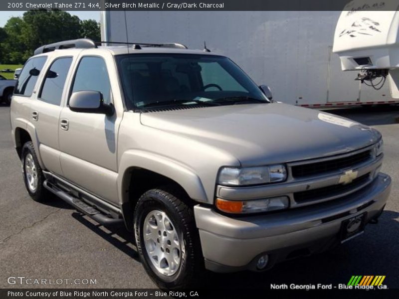 Silver Birch Metallic / Gray/Dark Charcoal 2005 Chevrolet Tahoe Z71 4x4