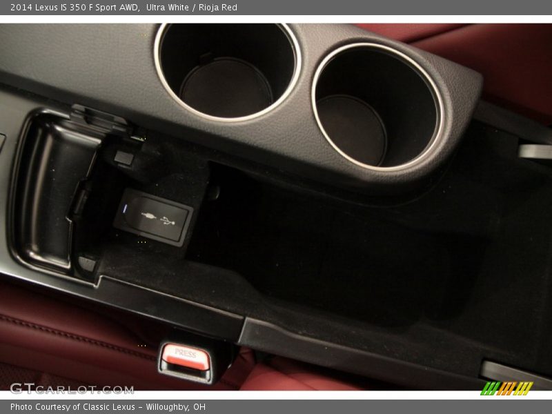 Ultra White / Rioja Red 2014 Lexus IS 350 F Sport AWD