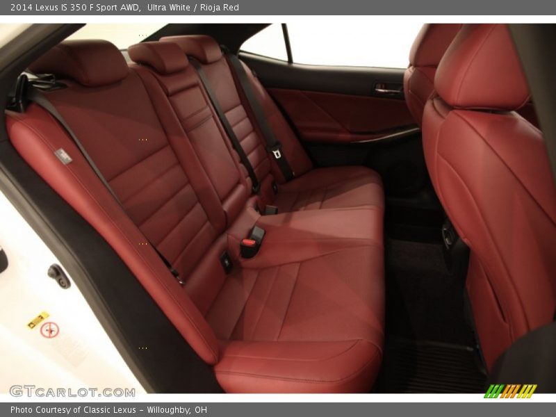 Ultra White / Rioja Red 2014 Lexus IS 350 F Sport AWD