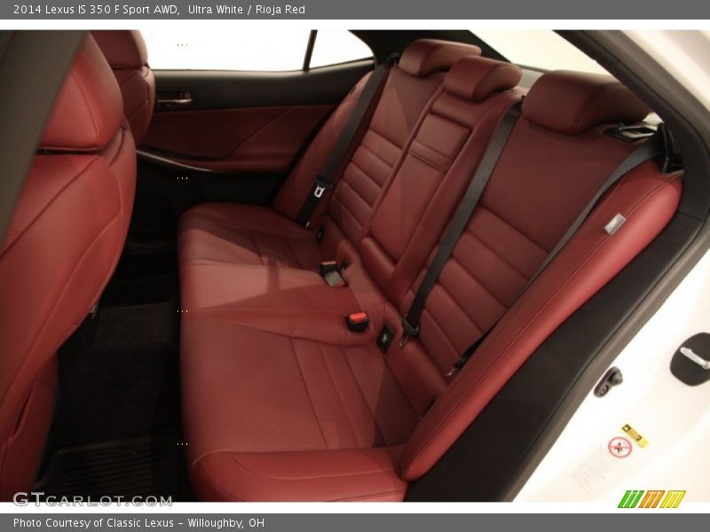 Ultra White / Rioja Red 2014 Lexus IS 350 F Sport AWD
