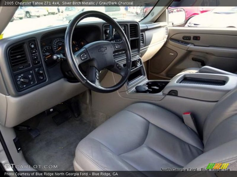 Silver Birch Metallic / Gray/Dark Charcoal 2005 Chevrolet Tahoe Z71 4x4