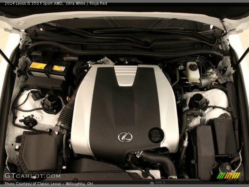 Ultra White / Rioja Red 2014 Lexus IS 350 F Sport AWD