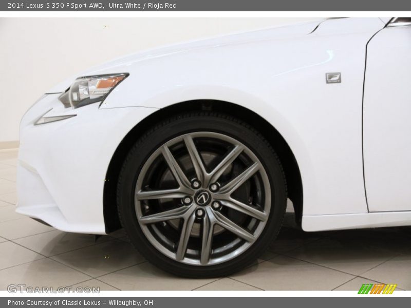 Ultra White / Rioja Red 2014 Lexus IS 350 F Sport AWD