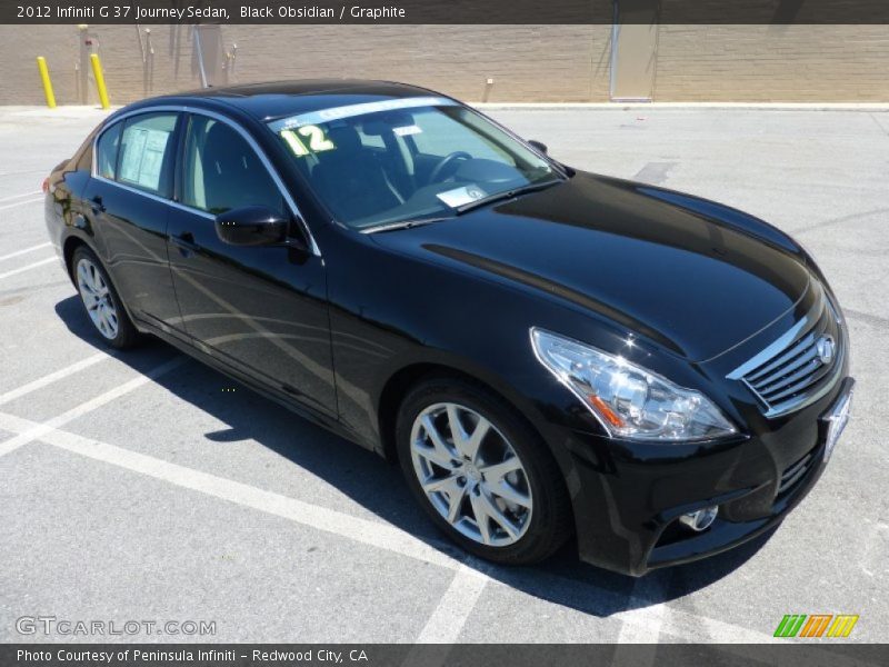 Black Obsidian / Graphite 2012 Infiniti G 37 Journey Sedan