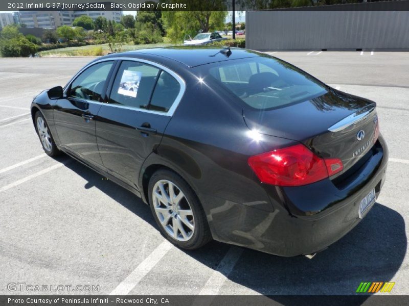 Black Obsidian / Graphite 2012 Infiniti G 37 Journey Sedan
