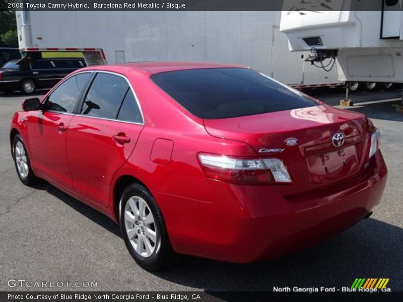 Barcelona Red Metallic / Bisque 2008 Toyota Camry Hybrid