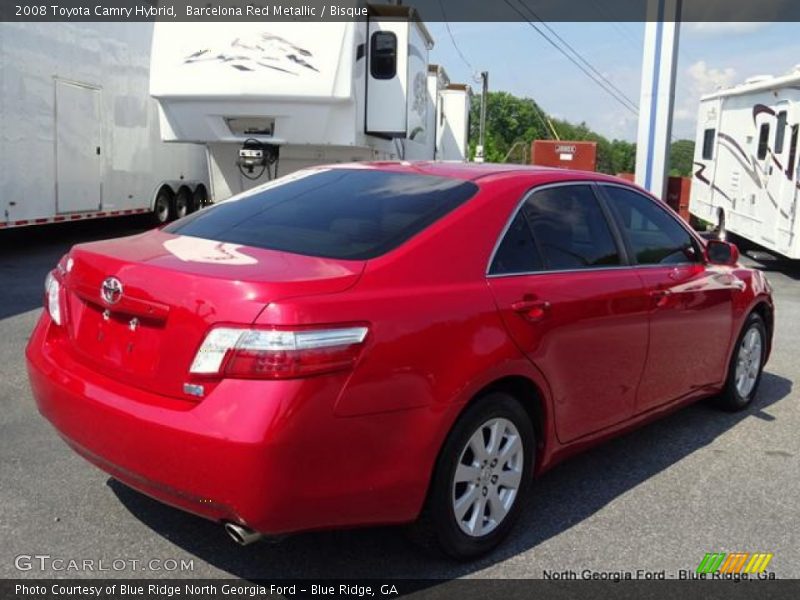 Barcelona Red Metallic / Bisque 2008 Toyota Camry Hybrid
