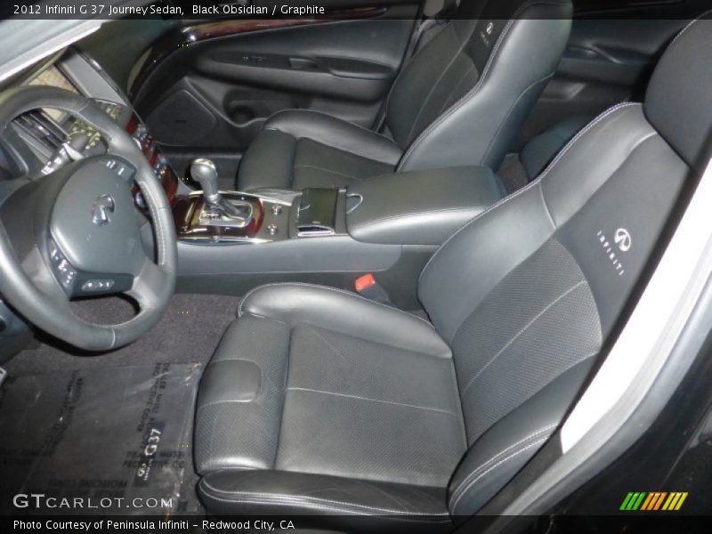 Black Obsidian / Graphite 2012 Infiniti G 37 Journey Sedan
