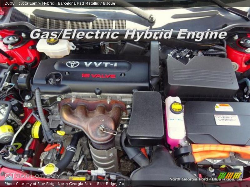 Barcelona Red Metallic / Bisque 2008 Toyota Camry Hybrid