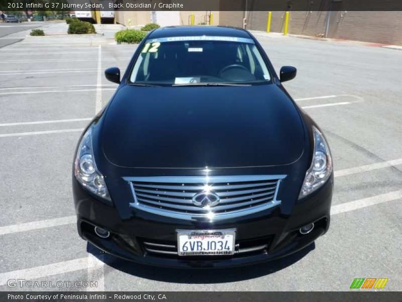 Black Obsidian / Graphite 2012 Infiniti G 37 Journey Sedan