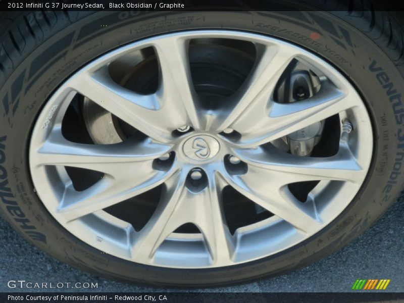 Black Obsidian / Graphite 2012 Infiniti G 37 Journey Sedan