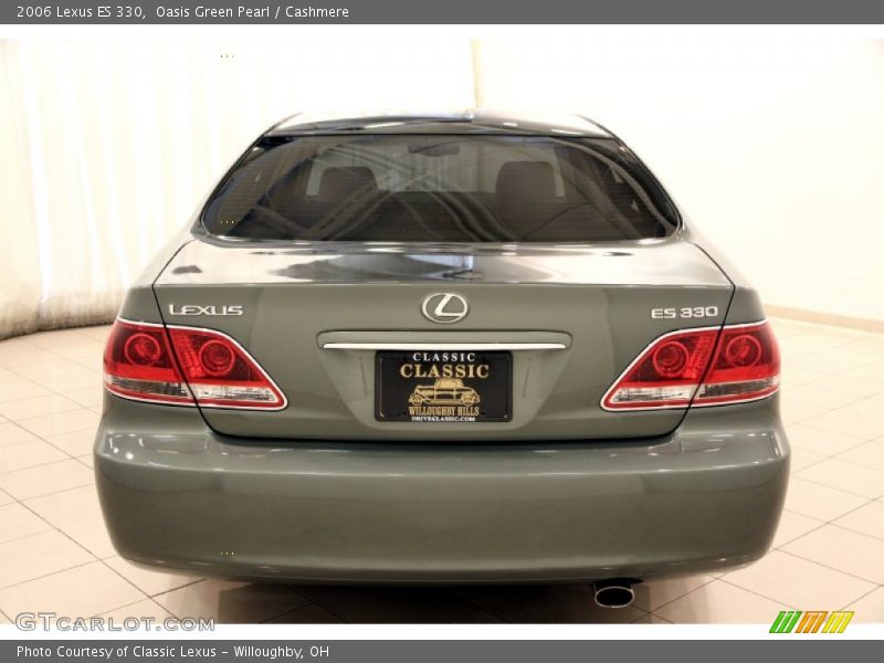 Oasis Green Pearl / Cashmere 2006 Lexus ES 330