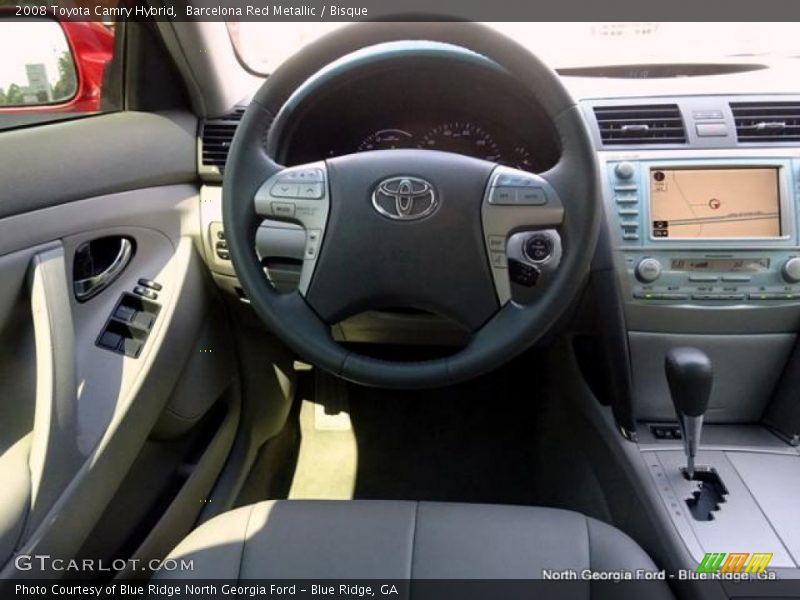 Barcelona Red Metallic / Bisque 2008 Toyota Camry Hybrid