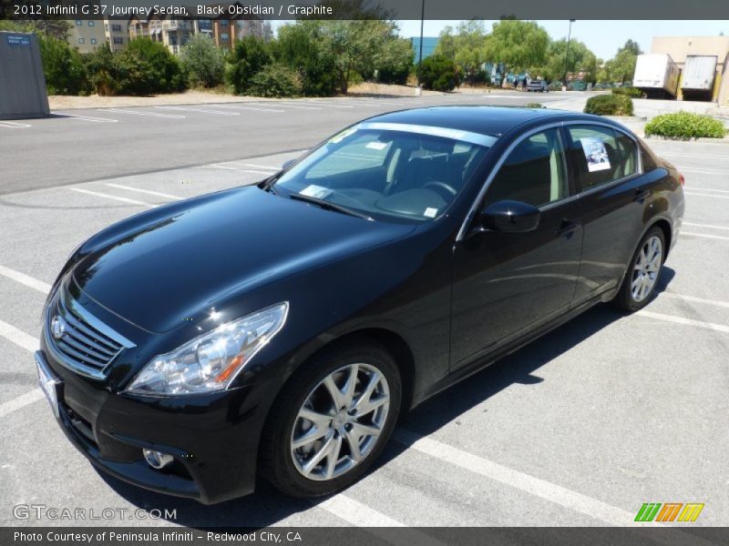 Black Obsidian / Graphite 2012 Infiniti G 37 Journey Sedan