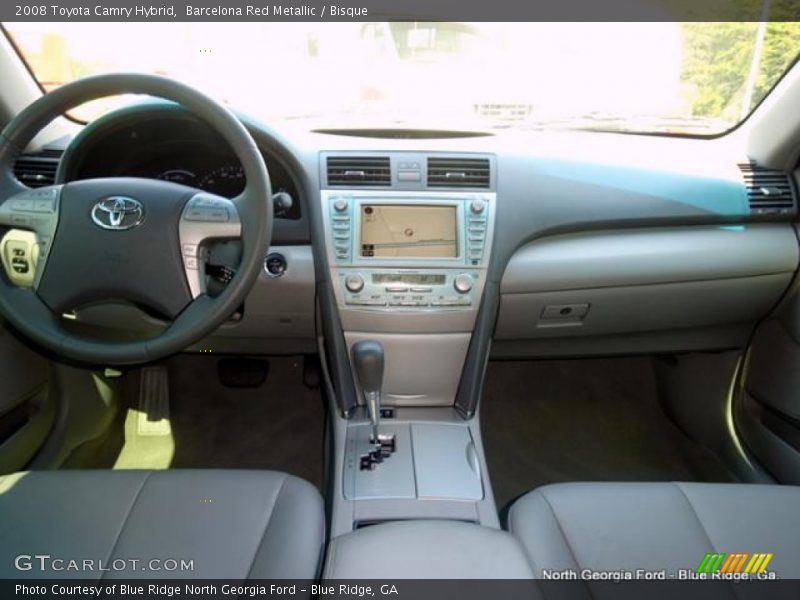 Barcelona Red Metallic / Bisque 2008 Toyota Camry Hybrid