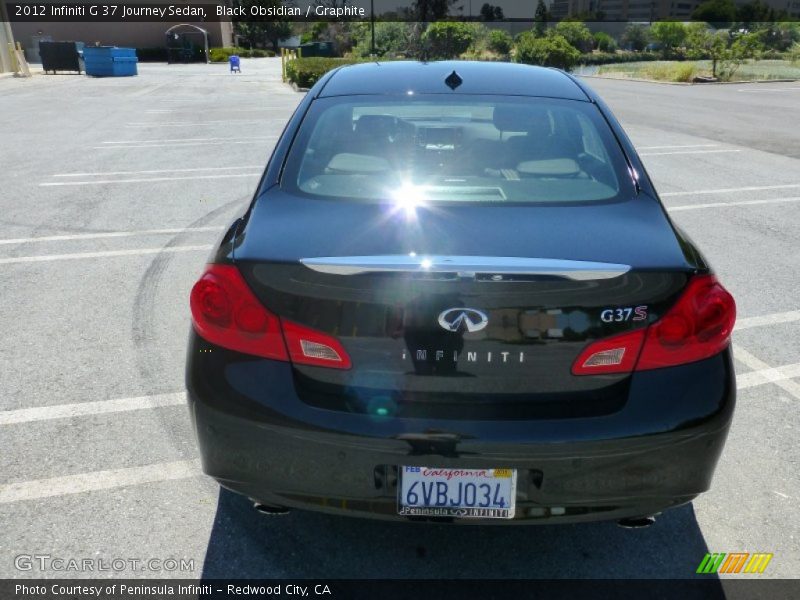 Black Obsidian / Graphite 2012 Infiniti G 37 Journey Sedan