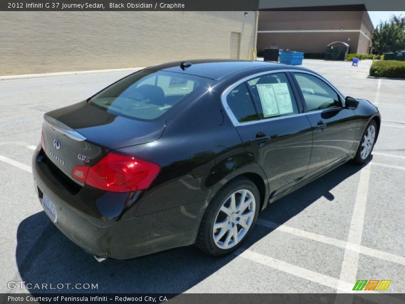 Black Obsidian / Graphite 2012 Infiniti G 37 Journey Sedan