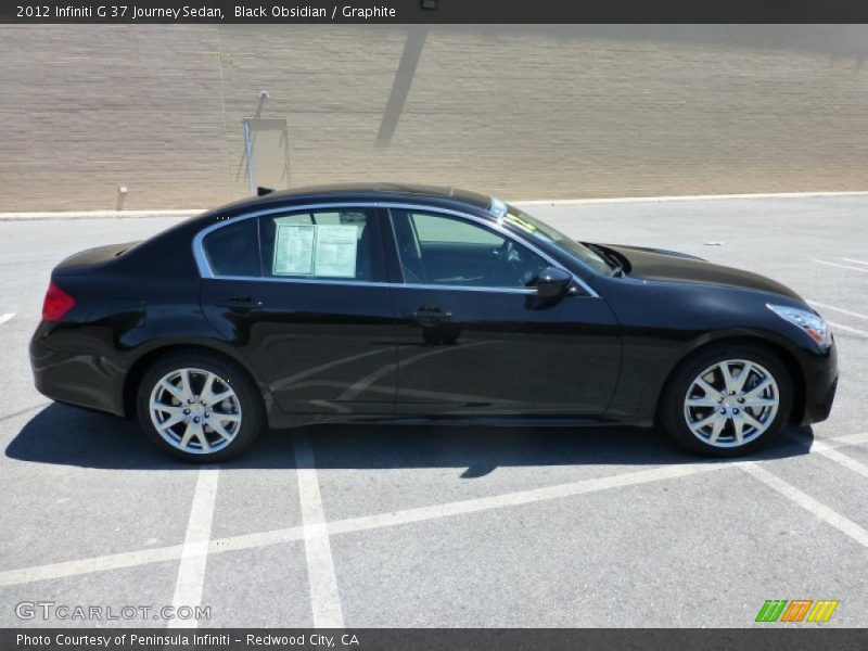 Black Obsidian / Graphite 2012 Infiniti G 37 Journey Sedan