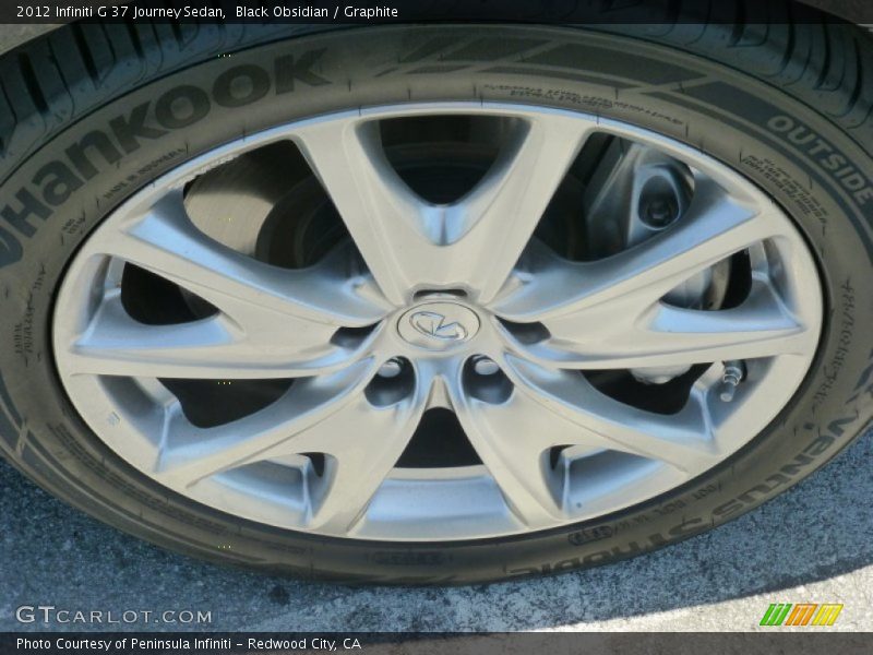 Black Obsidian / Graphite 2012 Infiniti G 37 Journey Sedan