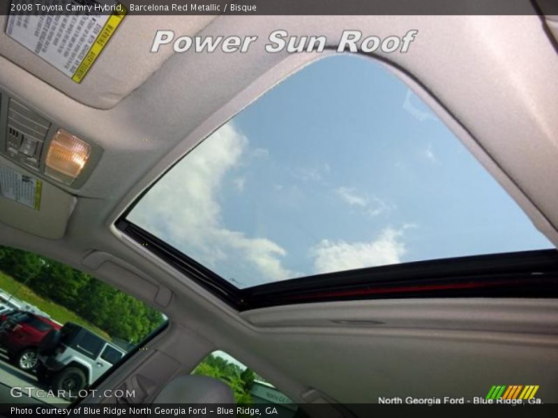 Barcelona Red Metallic / Bisque 2008 Toyota Camry Hybrid