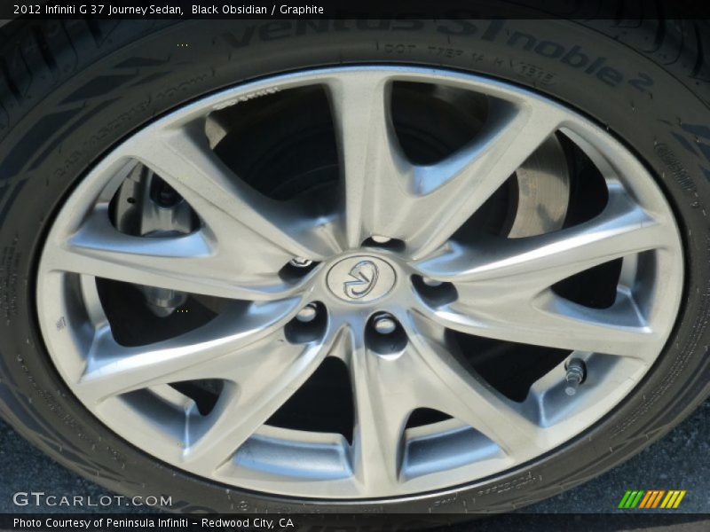Black Obsidian / Graphite 2012 Infiniti G 37 Journey Sedan