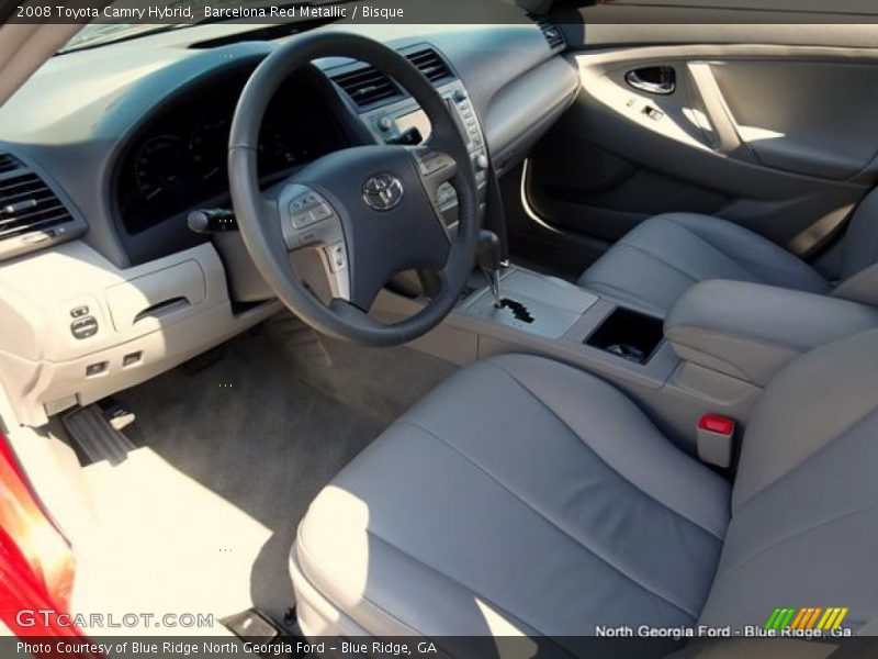 Barcelona Red Metallic / Bisque 2008 Toyota Camry Hybrid