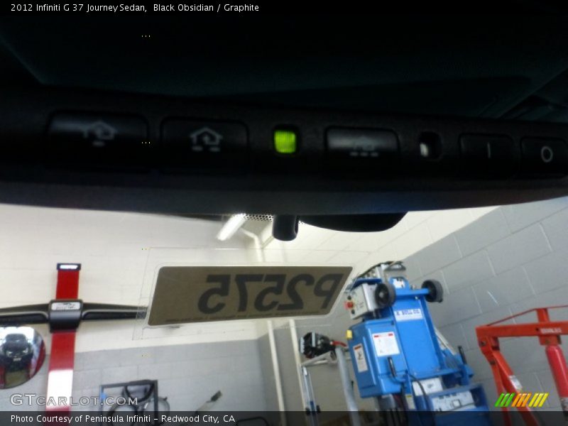 Black Obsidian / Graphite 2012 Infiniti G 37 Journey Sedan