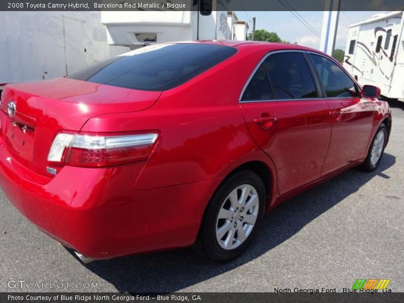 Barcelona Red Metallic / Bisque 2008 Toyota Camry Hybrid