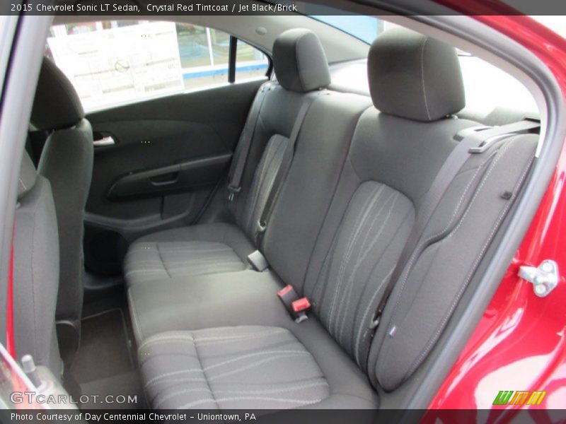 Crystal Red Tintcoat / Jet Black/Brick 2015 Chevrolet Sonic LT Sedan