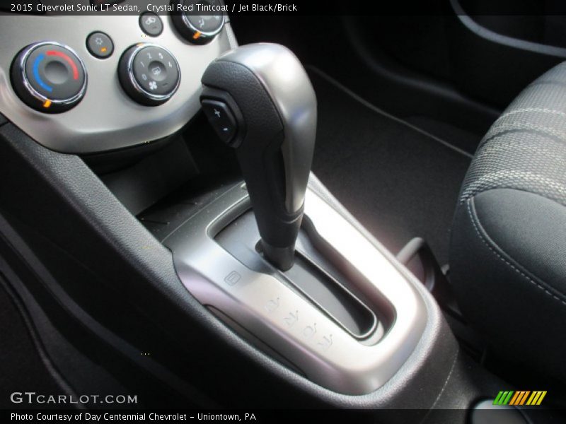 Crystal Red Tintcoat / Jet Black/Brick 2015 Chevrolet Sonic LT Sedan