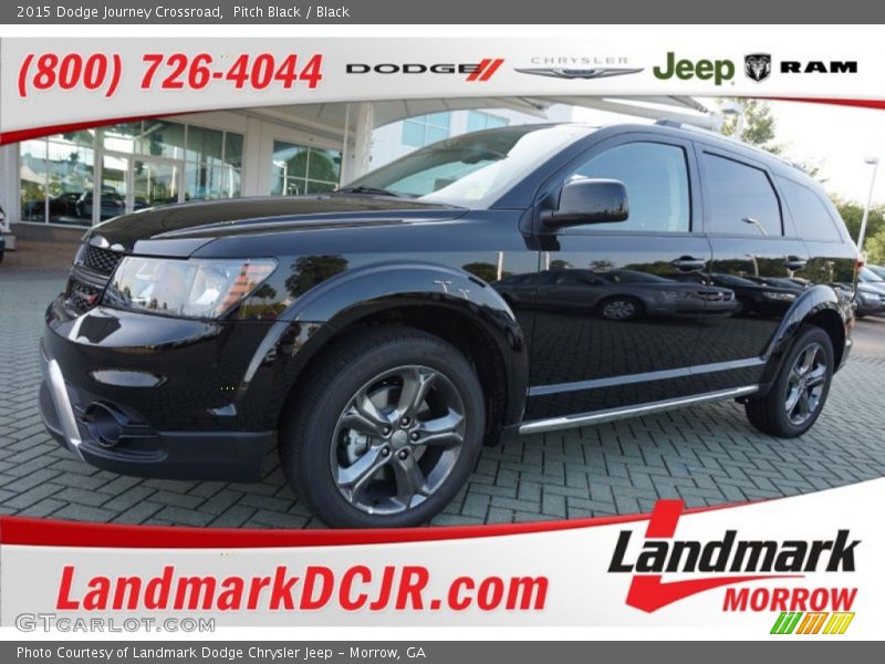 Pitch Black / Black 2015 Dodge Journey Crossroad