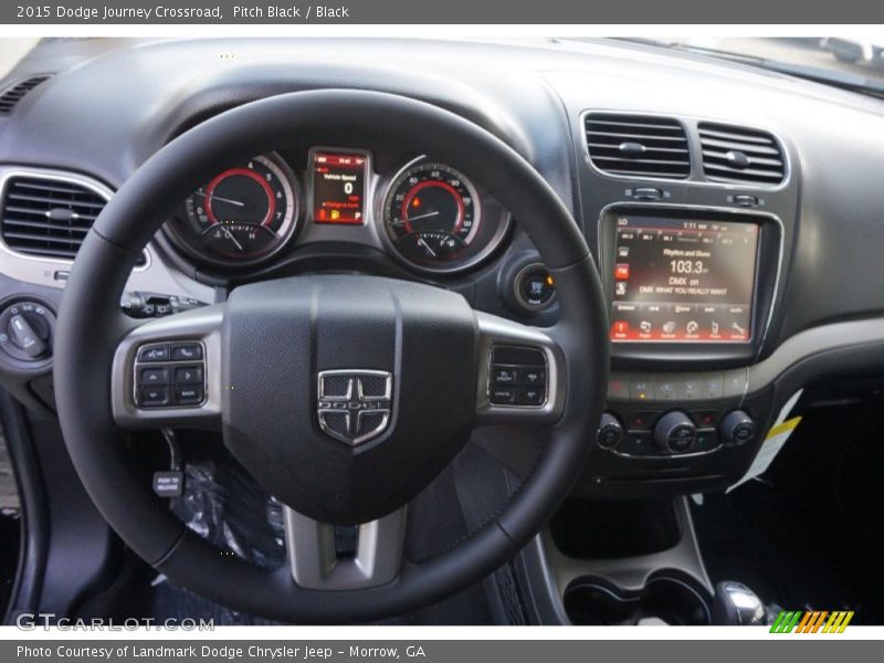 Pitch Black / Black 2015 Dodge Journey Crossroad