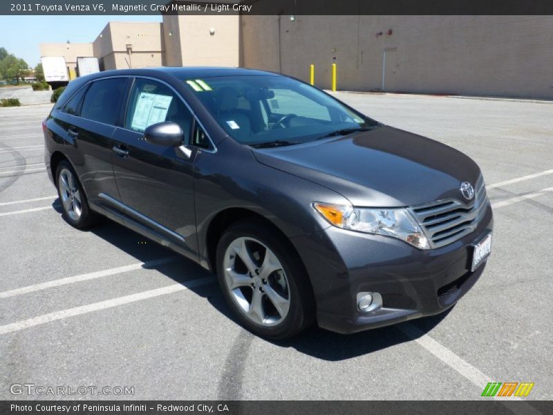 Magnetic Gray Metallic / Light Gray 2011 Toyota Venza V6
