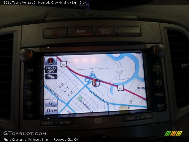 Magnetic Gray Metallic / Light Gray 2011 Toyota Venza V6