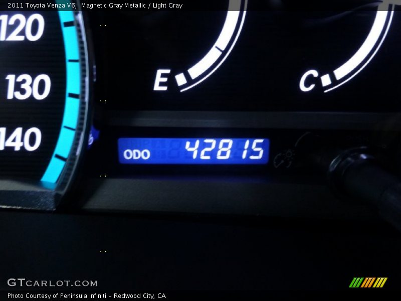 Magnetic Gray Metallic / Light Gray 2011 Toyota Venza V6