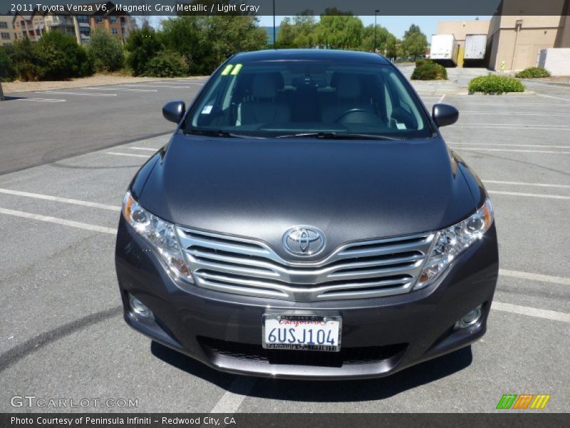 Magnetic Gray Metallic / Light Gray 2011 Toyota Venza V6
