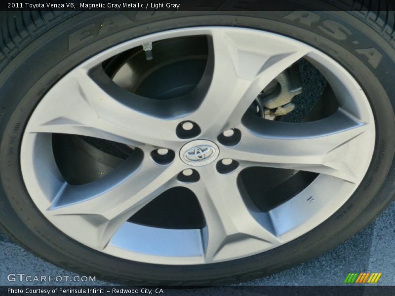 Magnetic Gray Metallic / Light Gray 2011 Toyota Venza V6