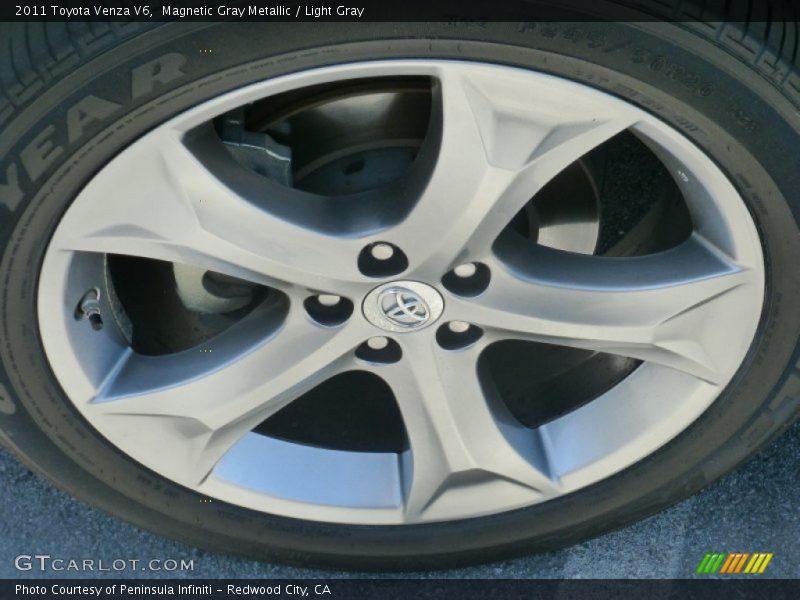 Magnetic Gray Metallic / Light Gray 2011 Toyota Venza V6
