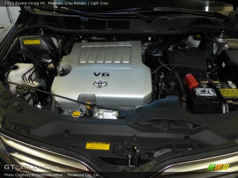 Magnetic Gray Metallic / Light Gray 2011 Toyota Venza V6