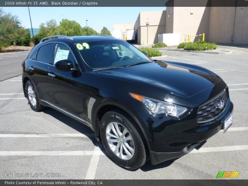 Black Obsidian / Graphite 2009 Infiniti FX 35 AWD