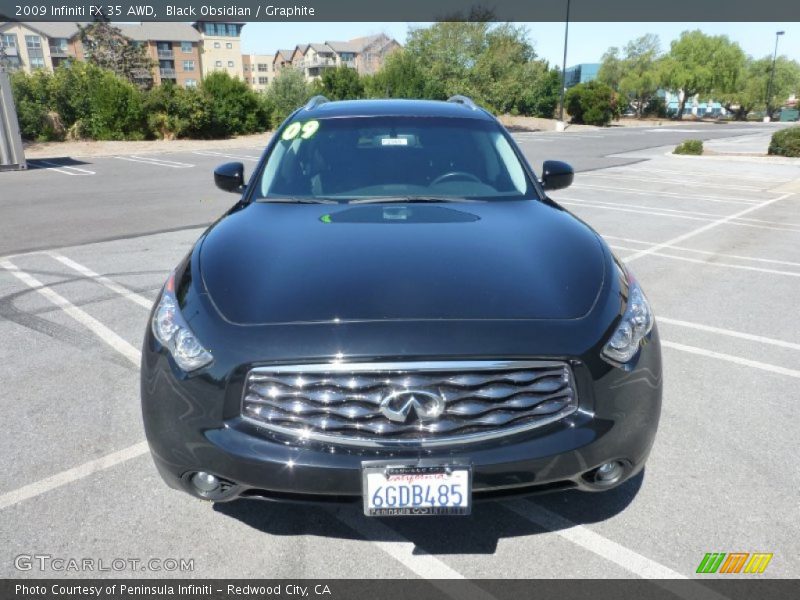 Black Obsidian / Graphite 2009 Infiniti FX 35 AWD