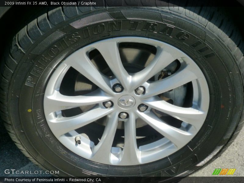 Black Obsidian / Graphite 2009 Infiniti FX 35 AWD