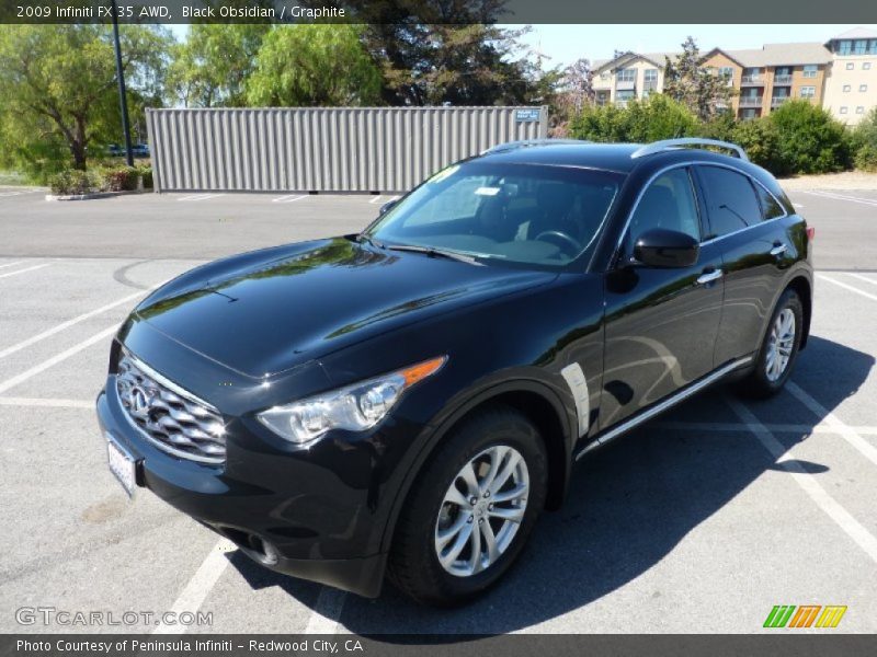 Black Obsidian / Graphite 2009 Infiniti FX 35 AWD