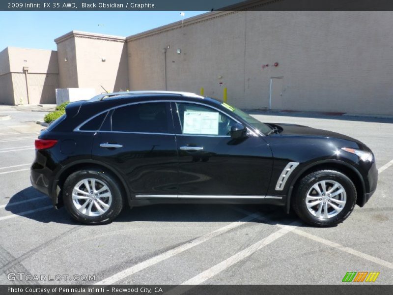 Black Obsidian / Graphite 2009 Infiniti FX 35 AWD
