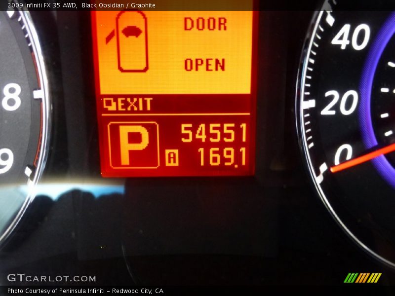Black Obsidian / Graphite 2009 Infiniti FX 35 AWD