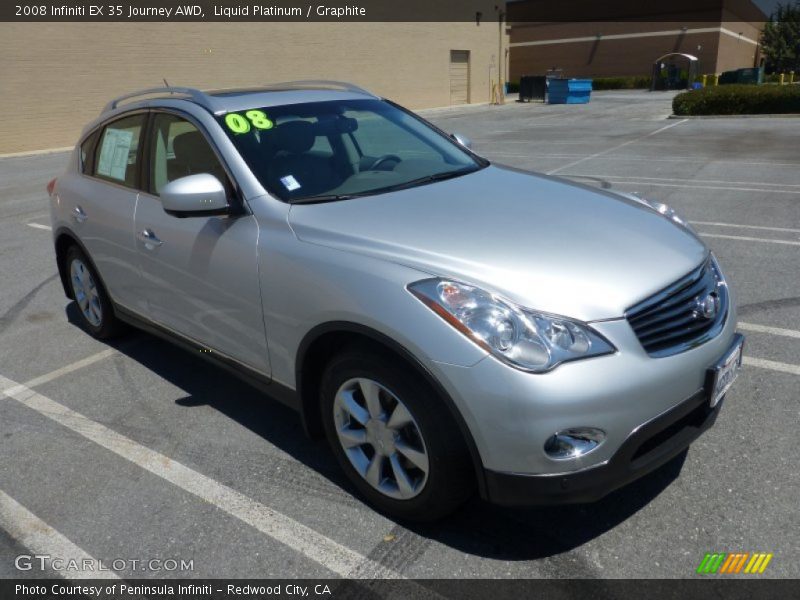 Liquid Platinum / Graphite 2008 Infiniti EX 35 Journey AWD