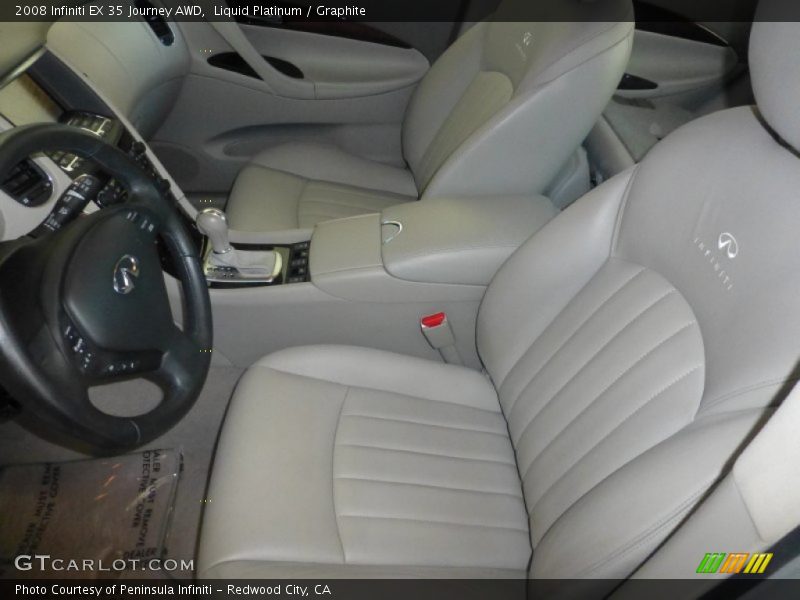 Liquid Platinum / Graphite 2008 Infiniti EX 35 Journey AWD