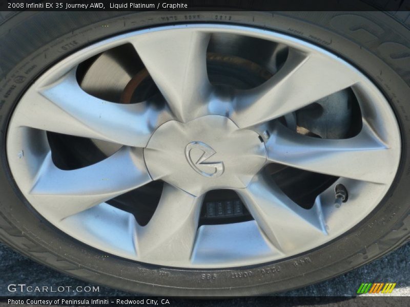Liquid Platinum / Graphite 2008 Infiniti EX 35 Journey AWD