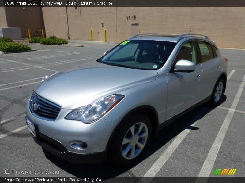 Liquid Platinum / Graphite 2008 Infiniti EX 35 Journey AWD